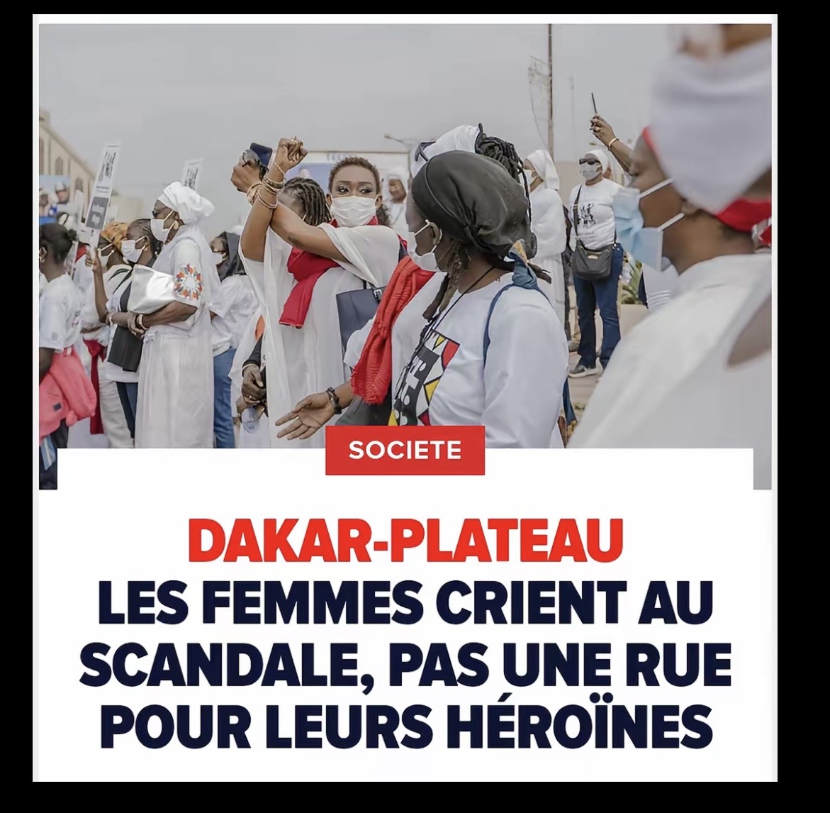 Dakar-Plateau : les femmes crient au scandale, pas une rue pour leurs héroïnes